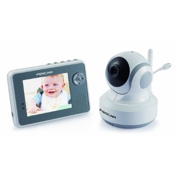 Foscam FBM3501 Color Video Baby Monitor with Night Vision, Pan/Tilt, 2-way Audio