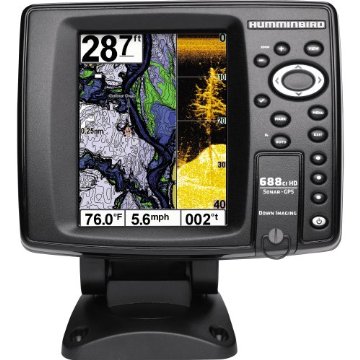 Humminbird 688ci HD DI Internal GPS/Sonar Combo Fishfinder with Down Imaging (409460-1)
