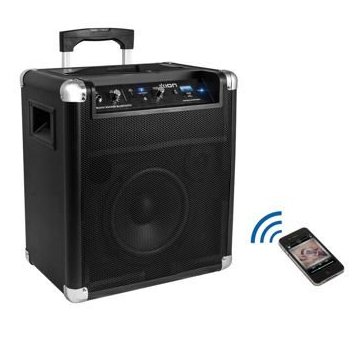 ION Block Rocker Bluetooth Portable Speaker System with Auxiliary USB Charger (Manufacturer Refurbished)