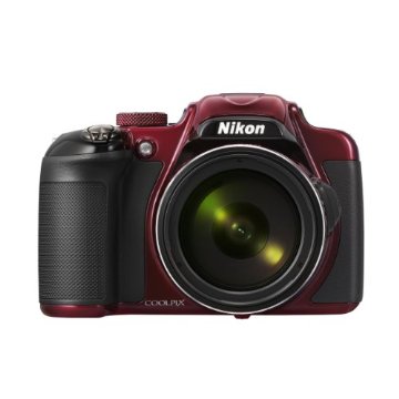Nikon Coolpix P600 16.1MP Wi-Fi Digital Camera with 60x Zoom and Full HD 1080p Video (Red)