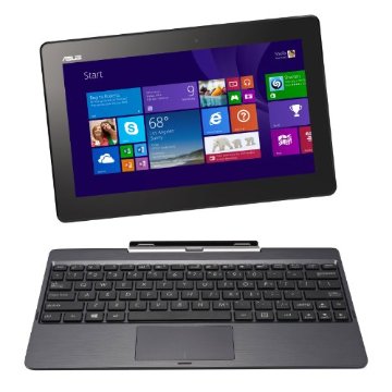 Asus Transformer Book T100TA-H2-GR 10.1" 64GB Detachable 2-in-1 Touchscreen Laptop with 500GB Keyboard Dock
