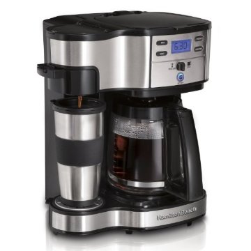 Hamilton Beach Two-Way Brewer with Single Serve and 12-cup Coffee Maker (49980Z)