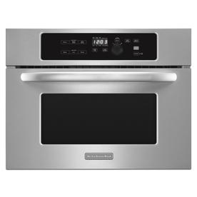 KitchenAid Architect KBMS1454BSS 1.4-cu ft Built-In Microwave with Sensor Cooking Controls (Stainless Steel)