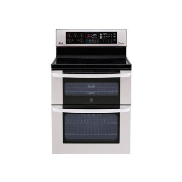 LG LDE3037ST 30" Stainless Steel SmoothTop Double-Oven Range with Infrared Grill