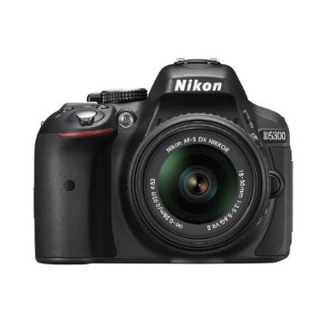 Nikon D5300 24.2MP CMOS Digital SLR Camera with 18-55mm f/3.5-5.6G ED VR II AF-S DX Lens