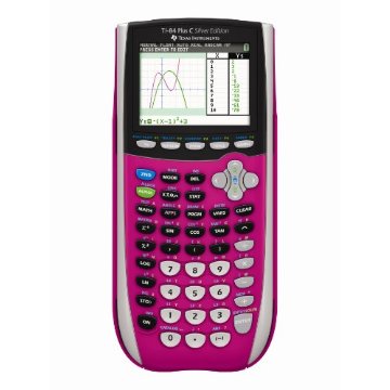 Texas Instruments TI-84 Plus C Silver Edition Graphing Calculator, Pink