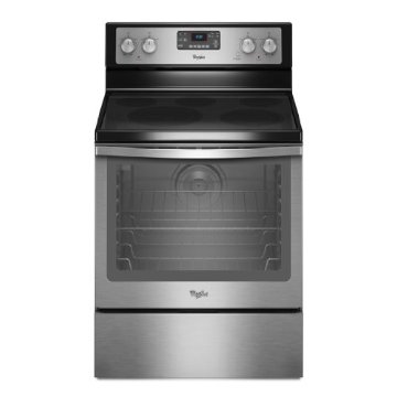 Whirlpool WFE540H0AS 30" Stainless Steel Electric Smoothtop Range