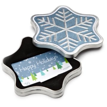 Amazon.com Snowflake Gift Card Box - $50
