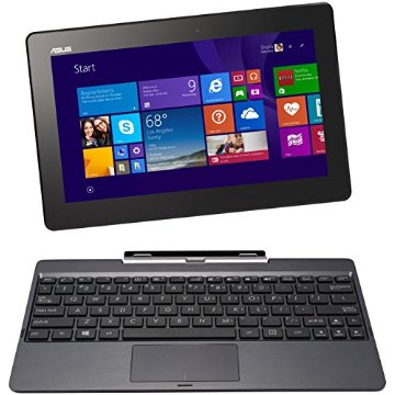 ASUS Transformer Book 10.1" T100TAM-H2-GM Detachable 2-in-1 Touchscreen Laptop, 64GB 500GB (GREY METAL)