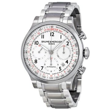 Baume & Mercier Capeland Stainless Steel Automatic Chronograph Men's Watch 10061