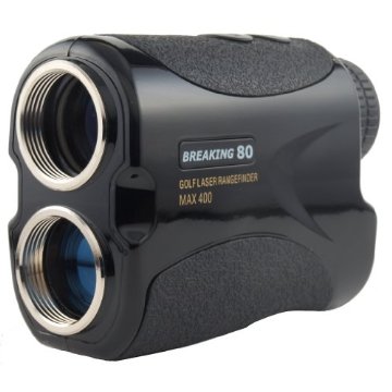 Breaking 80 Golf Laser Rangefinder with Advanced Pin Sensor Technology (Black)