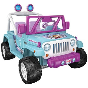 Fisher-Price Power Wheels Disney Frozen Jeep Wrangler Ride On