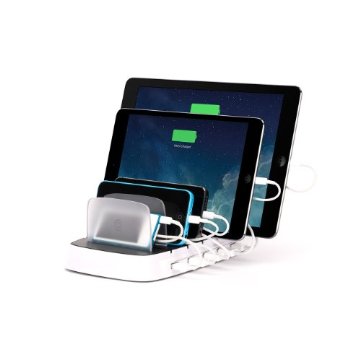 Griffin PowerDock 5 Multi-Charger Dock for 5 USB Devices including all iPad, iPhone, iPod