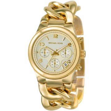 Michael Kors MK3131 Chronograph Runway Twist Gold Women's Watch
