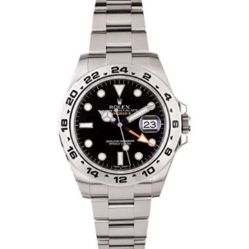 Rolex Oyster Perpetual Explorer II Mens Watch 216570-BLK