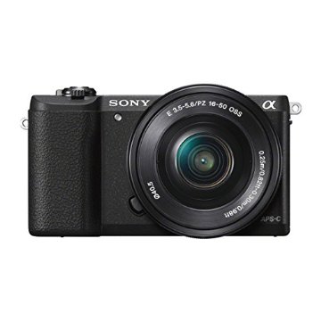 Sony a5100 Mirrorless Digital Camera with 16-50mm Power Zoom Lens (Black)