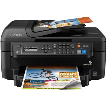 Epson WorkForce WF-2650 All-In-One Wireless Color Printer with Scanner, Copier and Fax
