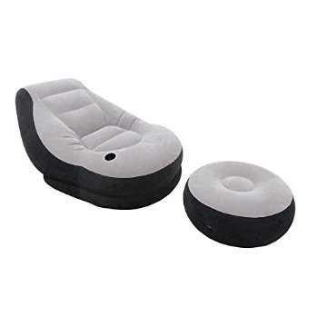 Intex Inflatable Ultra Lounge Chair with Ottoman