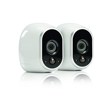 Netgear Arlo Smart Home Security Camera System with 2 HD Indoor/Outdoor Cameras with Night Vision (VMS3230)