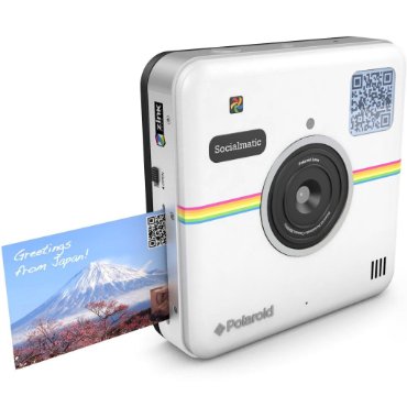 Polaroid Socialmatic 14MP Wi-Fi Digital Instant Print & Share Camera (White)