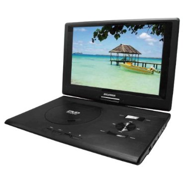 Sylvania SDVD1332 13.3" Swivel Screen Portable DVD Player with USB/SD Card Reader