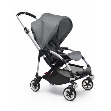 Bugaboo Bee3 Complete with Aluminum Base and Grey Melange Seat