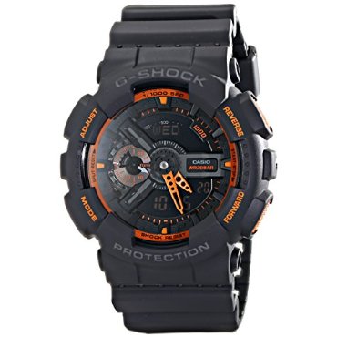 Casio Men's GA-110TS-1A4 G-Shock Analog-Digital Display Quartz Grey Watch