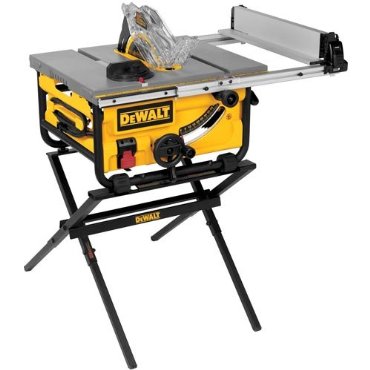 DeWalt DWE7480XA 10" Compact Job Site Table Saw with Guarding System and Stand