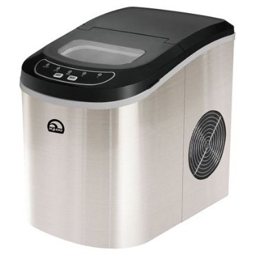 Igloo Compact Freestanding Ice Maker in Silver