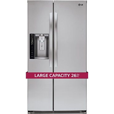 LG LSXS26326S 26.2 Cu. Ft. Stainless Steel Side-By-Side Refrigerator
