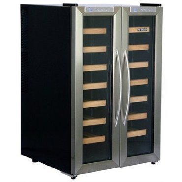 NewAir AW-321ED 32-Bottle Dual Zone Thermoelectric Wine Refrigerator