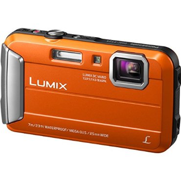 Panasonic Lumix DMC-TS25 Waterproof Digital Camera with 2.7" LCD (Orange)