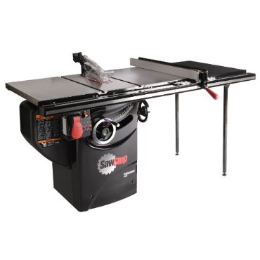 SawStop PCS31230-TGP236 3-HP Professional Cabinet Saw Assembly with 36" Professional T-Glide Fence System, Rails and Extension Table