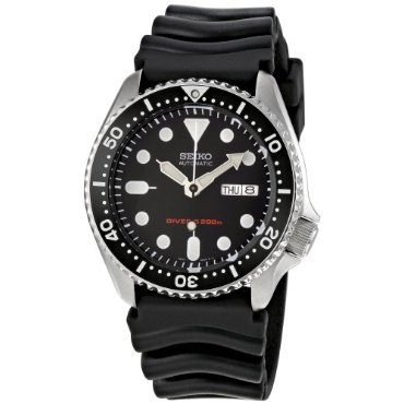 Seiko SKX007K Diver Black Rubber Band Automatic Men's Watch