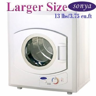 Sonya SYD-60E Portable Compact Apartment-Size Dryer (13lbs/3.75 cu.ft.)