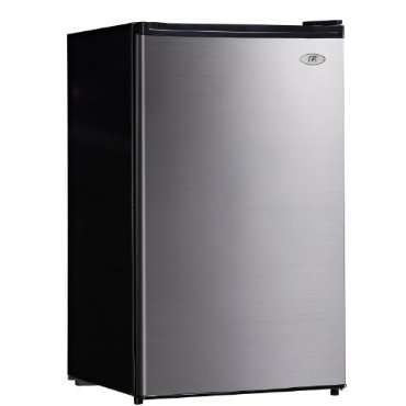 SPT RF-444SS Compact Refrigerator, 4.4 Cubic Feet, Stainless Steel, Energy Star