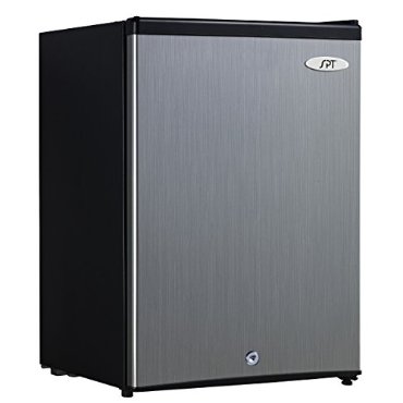 SPT UF-214SS Upright Freezer (2.1 Cubic Feet, Stainless Steel,  Energy Star)