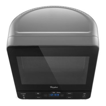 Whirlpool WMC20005YD Corner Friendly Stainless-Look Countertop Microwave with 0.5 Cu. Ft. Capacity