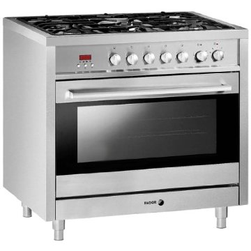 Fagor RFA-365DF 36 Dual Fuel Range with Dual Convection, 5 Gas Burners and 7 Cooking Programs