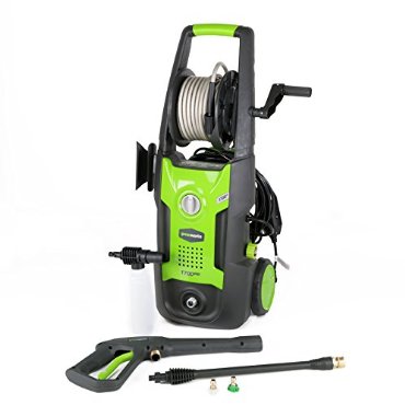 GreenWorks GW1702 1,700 PSI 1.2 GPM 13AMP Electric Pressure Washer with Hose Reel