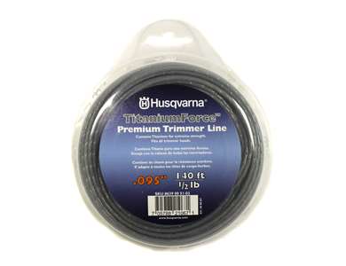 Husqvarna 639005102 Titanium Force String Trimmer Line .095 by 1/2-Pound Donut