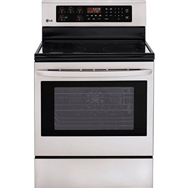 LG LRE3083ST 30 Stainless Steel Electric Smoothtop Range - Convection