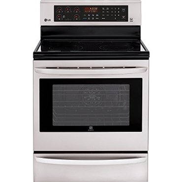 LG LRE3085ST 30" Electric Smoothtop Convection Range (Stainless Steel)