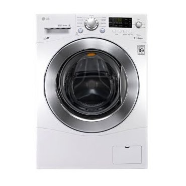 LG WM1377HW 2.3 Cu. Ft. Stackable Front Load Energy Star Washer (White)