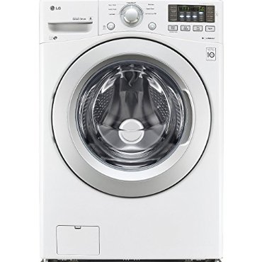 LG WM3170CW 4.3 Cu. Ft. Stackable Front Load Washer (White)