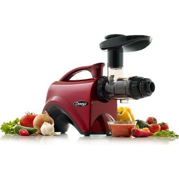 Omega NC800HDR Slow Speed Nutrition Center Masticating Juicer (Red)