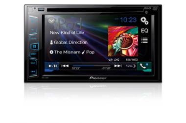 Pioneer AVH-270BT Double DIN DVD Multimedia Receiver with Bluetooth
