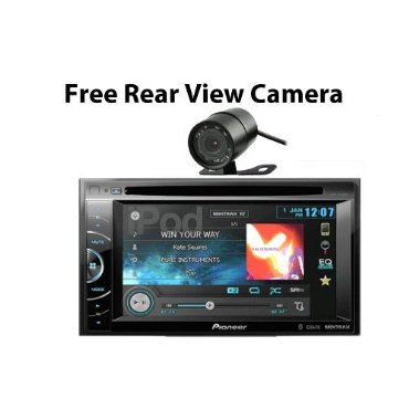 Pioneer AVH-X2600BT 2-DIN Multimedia DVD Receiver with 6.1 Inch WVGA Touch Screen Display (FREE REAR VIEW CAMERA)