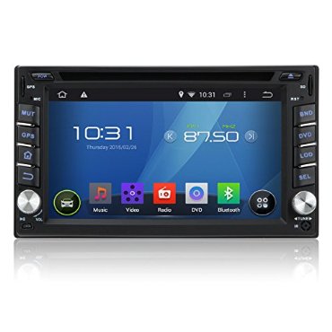 Pumpkin 6.2" Touchscreen Android 4.4.4 KitKat Double-Din GPS Navigation Receiver with Bluetooth