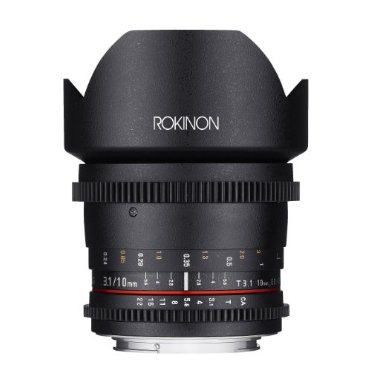 Rokinon 10mm T3.1 Cine Wide Angle Lens for Micro Four Thirds